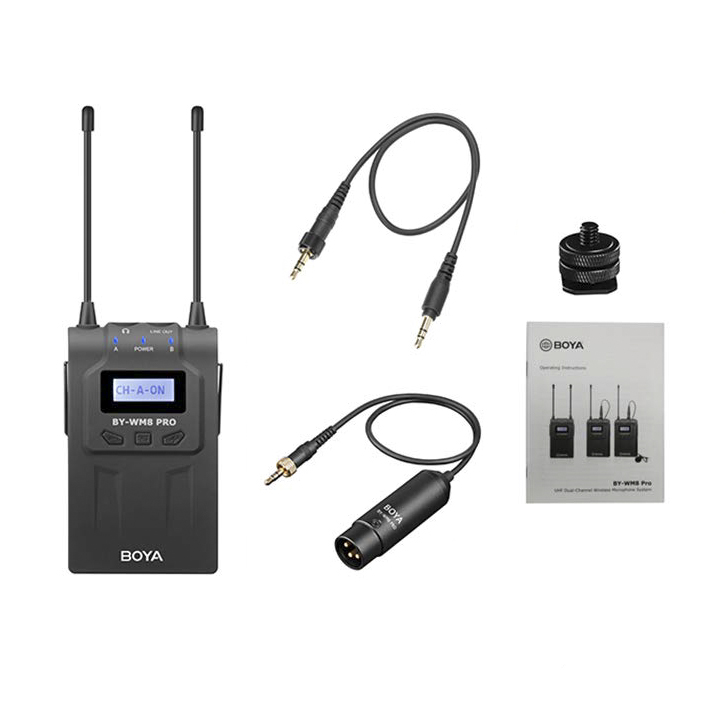 BOYA BY-RX8 Pro Wireless Receiver for BY-WM8 – Visimoda