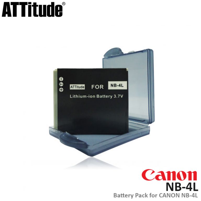 ATTitude NB-4L Battery Pack for CANON NB-4L – Visimoda