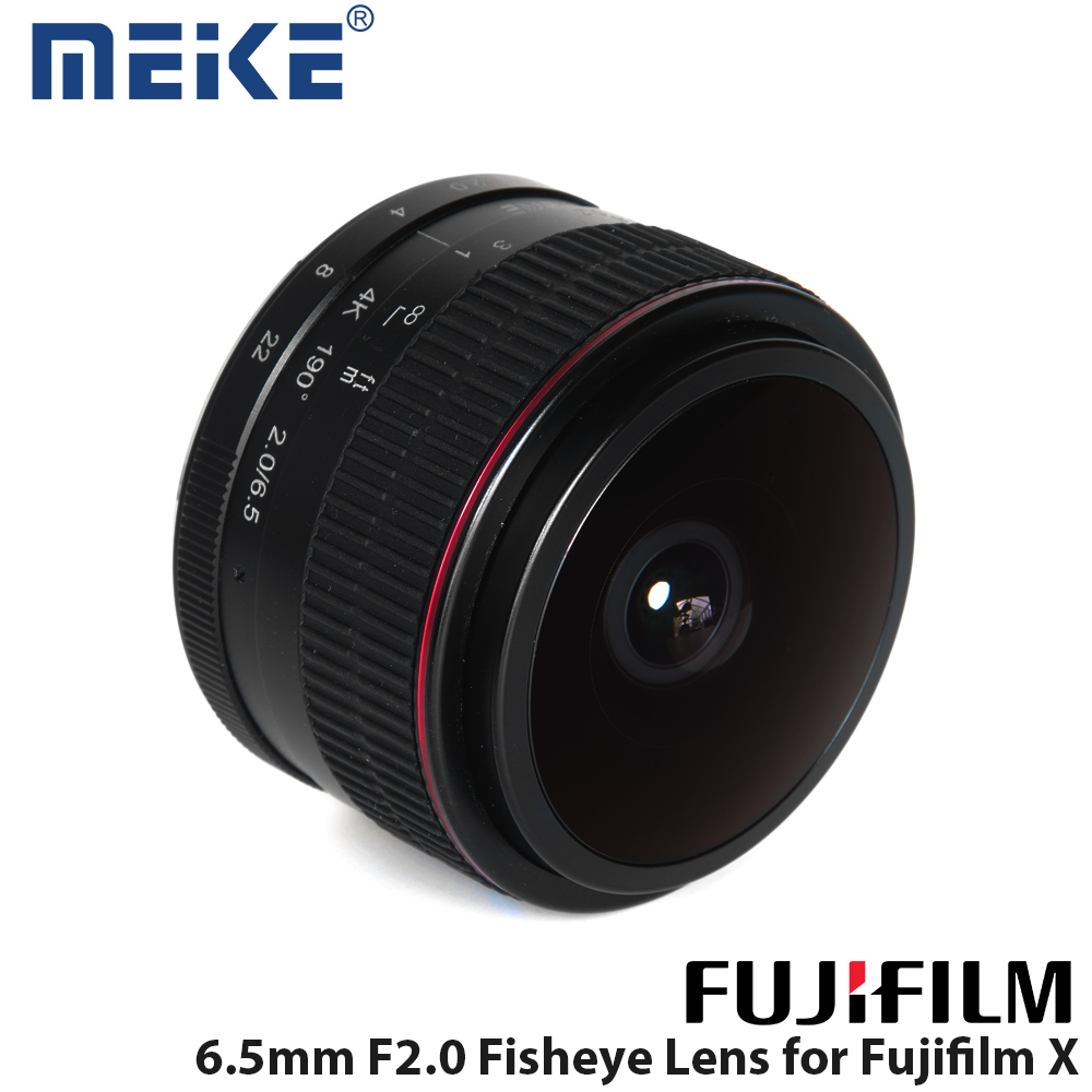 Meike 6.5mm F2.0 Fisheye Lens for Fujifilm X Mount Mirrorless Visimoda