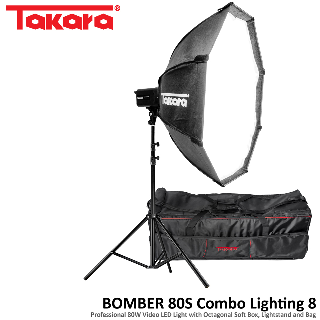 takara-bomber-80s-combo-lighting-8-professional-80w-video-led-light-with-octagonal-soft-box-light-stand-and-studio-lighting-bag (1)