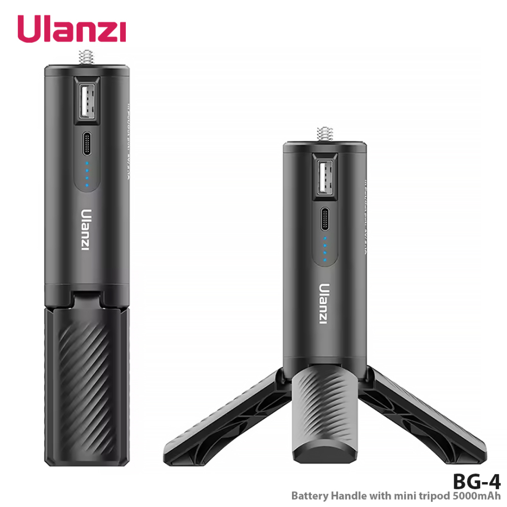 Ulanzi BG-4 Battery Handle with mini tripod 5000mAh