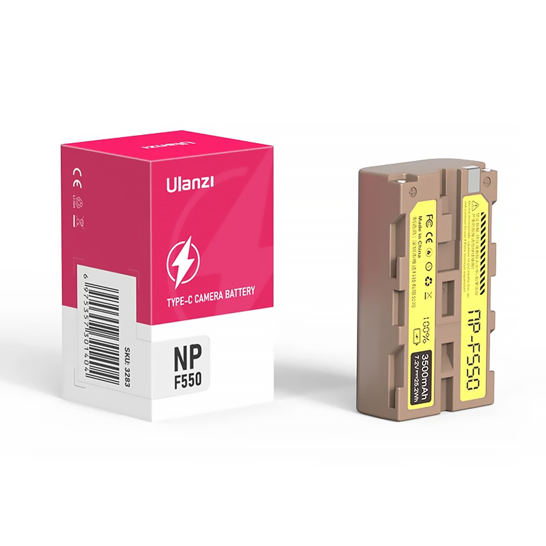 Ulanzi UNP-UF550 SONY NP-F550 3500mAh Type Lithium-Ion Battery With USBC Charging Port - Image 9