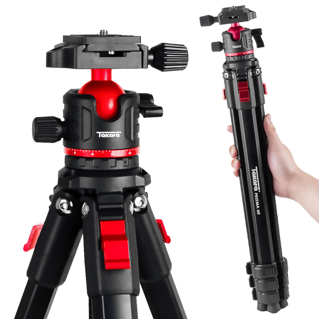 Takara PRISMA 60 Compact Traveller Tripod for Camera & Smartphone - Image 2