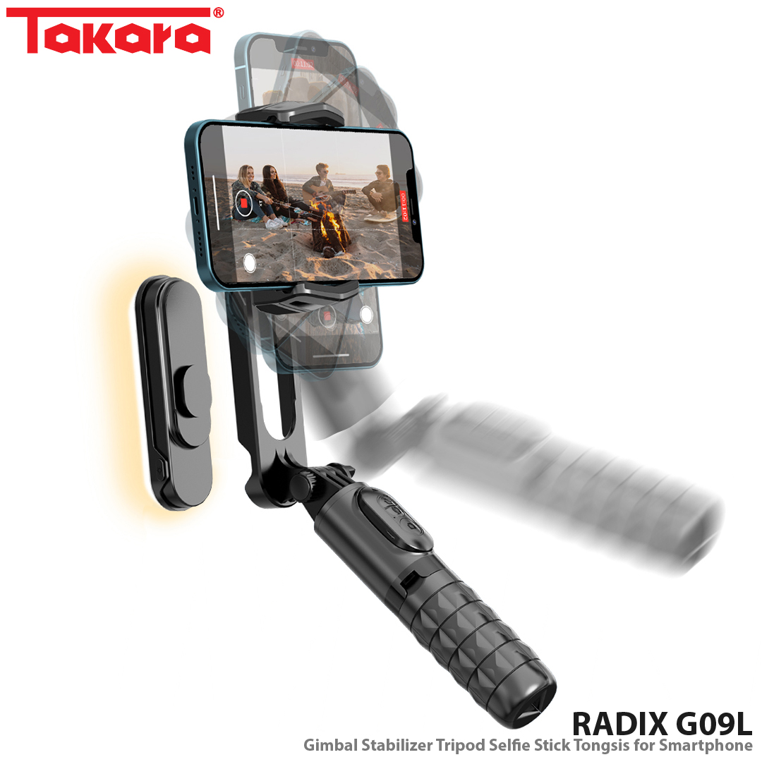 Takara RADIX G09L Gimbal Stabilizer Tripod Selfie Stick Tongsis for Smartphone