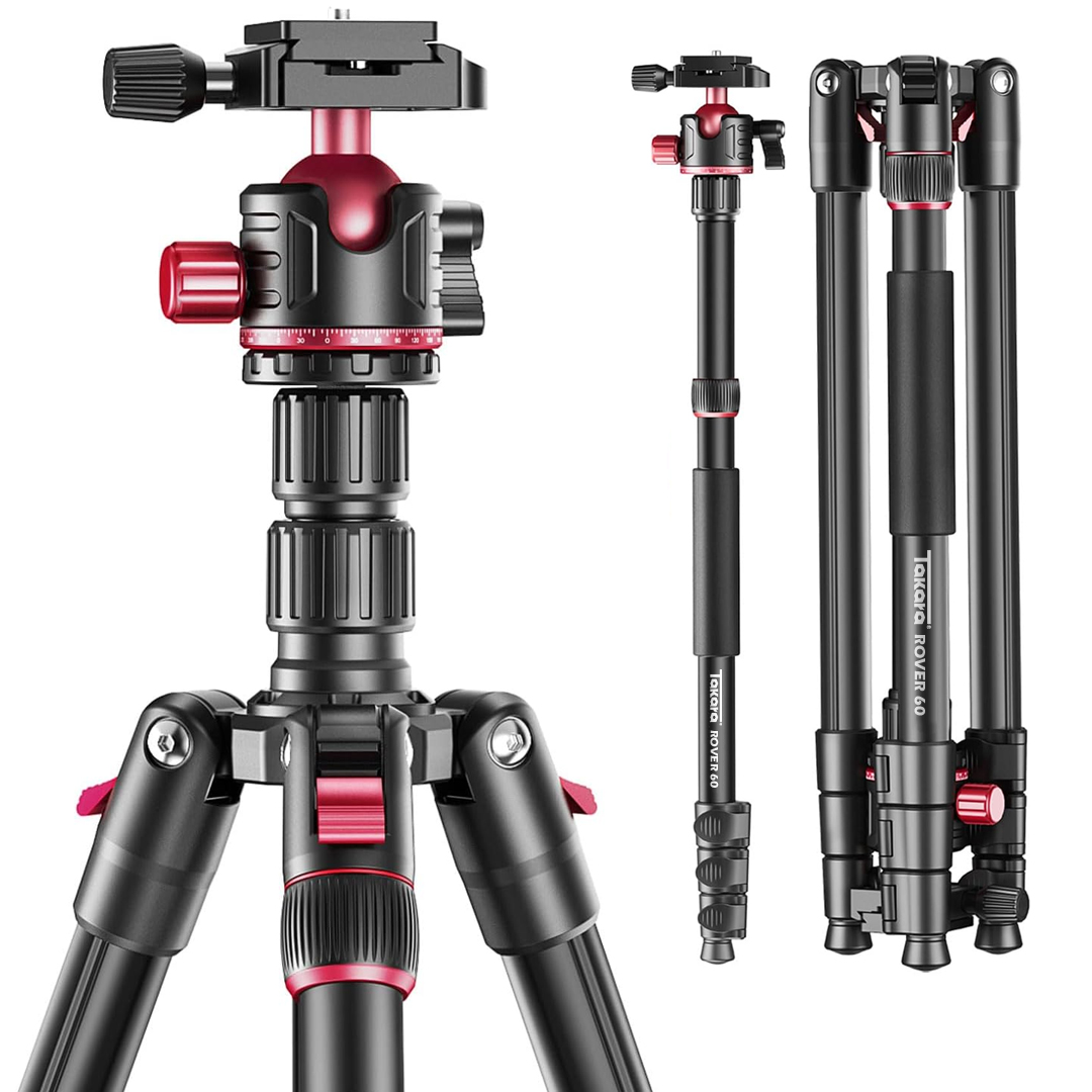 Takara ROVER 60 Compact 2 in 1 Traveller Tripod Monopod - Image 2