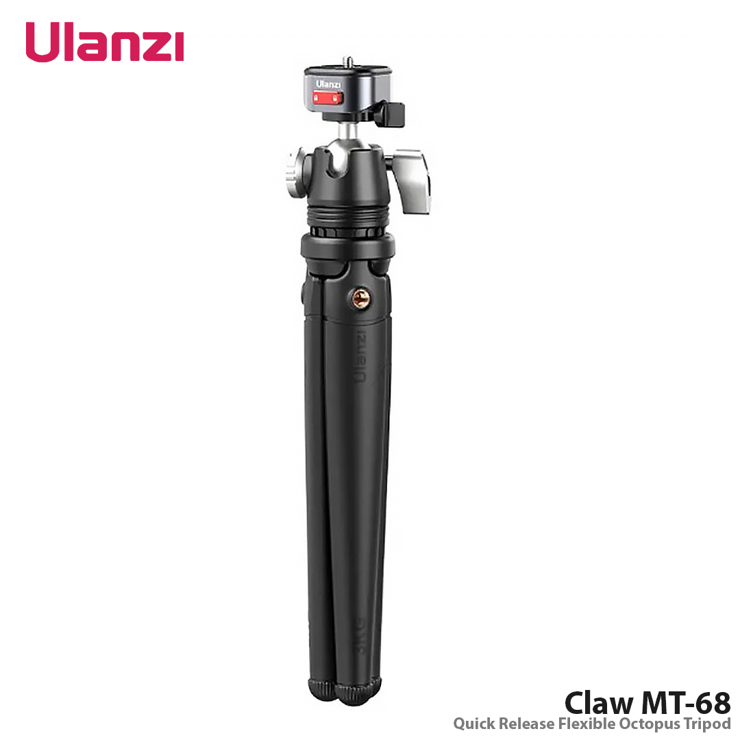 Ulanzi Claw MT-68 Quick Release Flexible Octopus Tripod