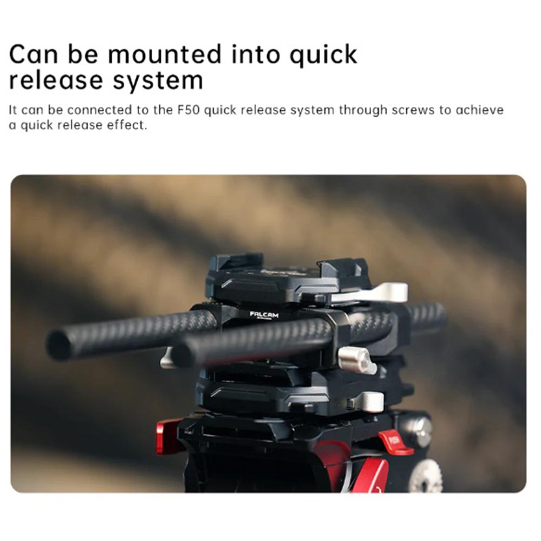 Ulanzi Falcam Baseplate Dual ROD Base 15mm Clamp - Image 4