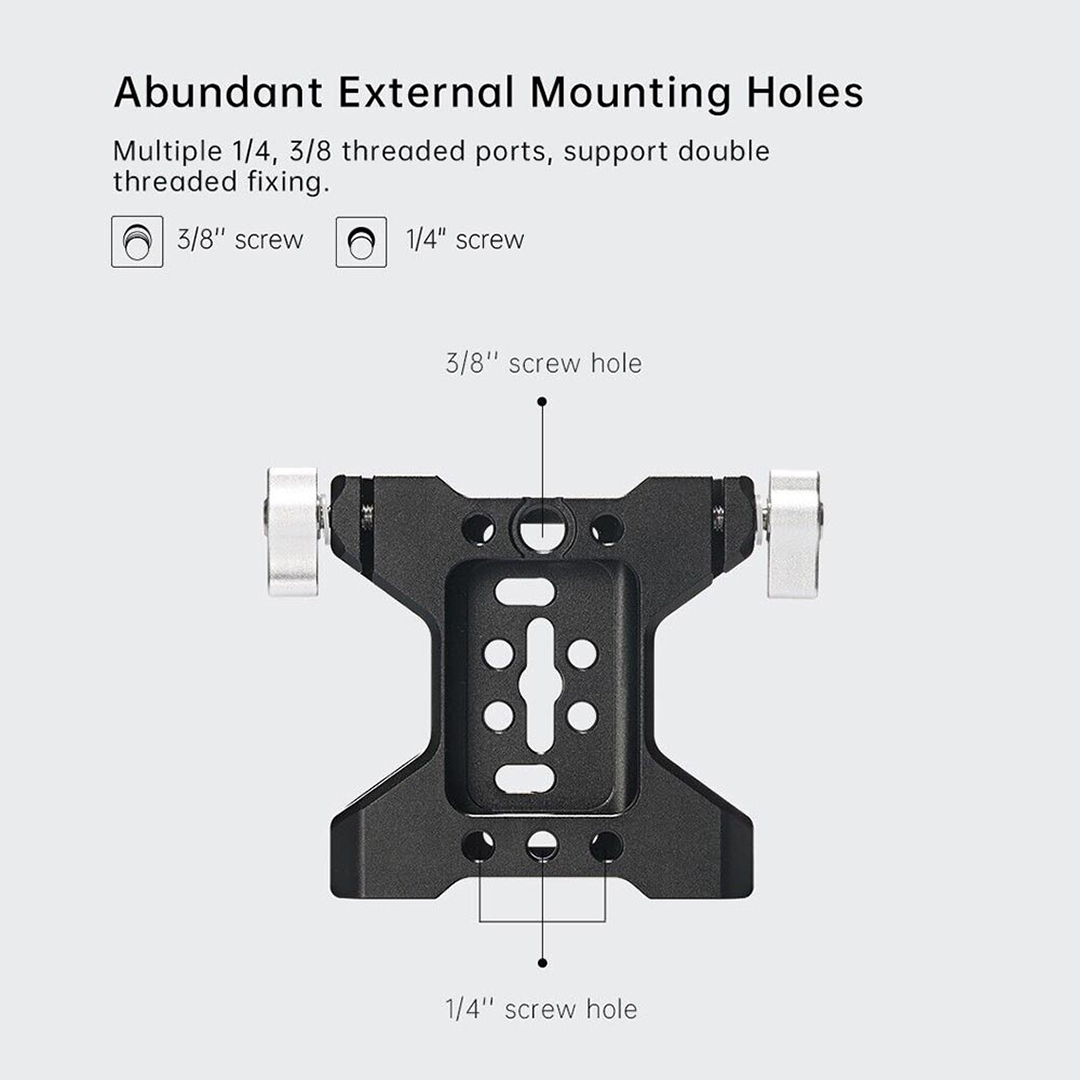 Ulanzi Falcam Baseplate Dual ROD Base 15mm Clamp - Image 5