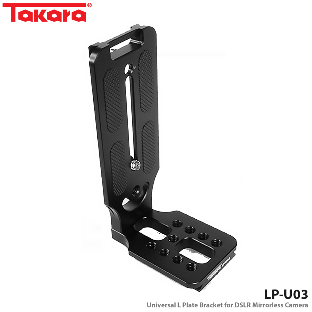 Takara LP-U03 Universal L Plate Bracket for DSLR Mirrorless Camera