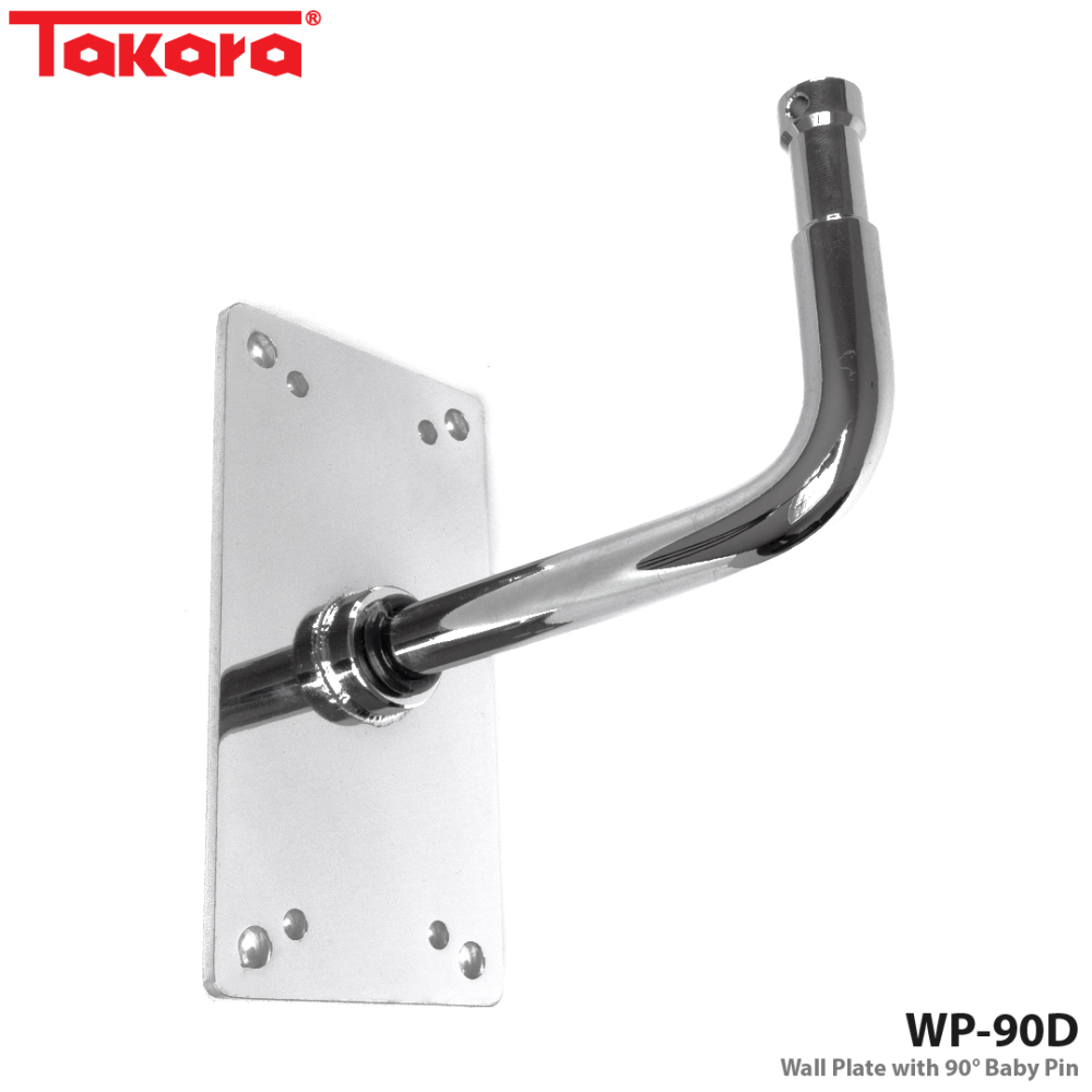 Takara WP-90D Wall Plate with 90° Baby Pin