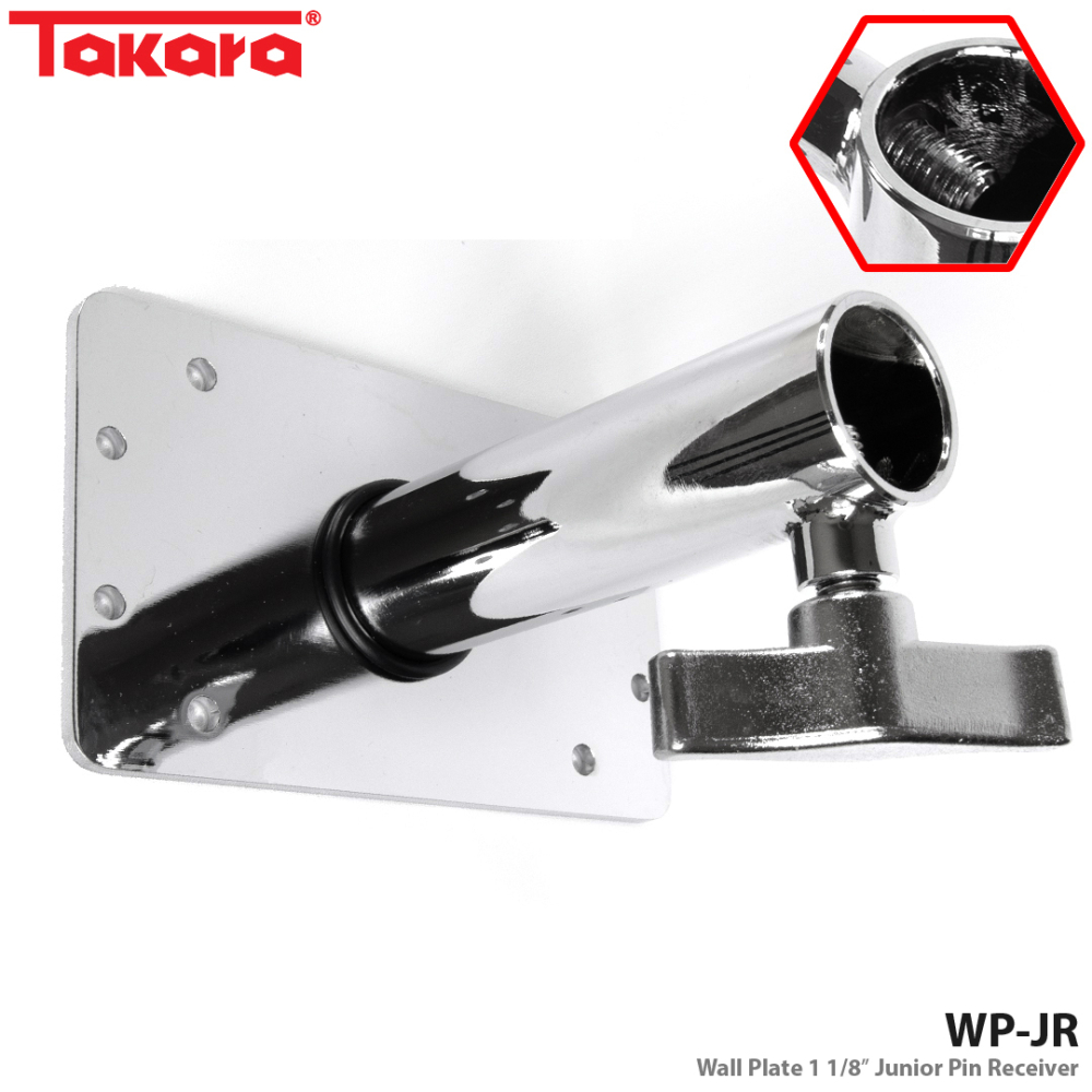 Takara WP-JR Wall Plate 1 1/8" Junior Pin Receiver