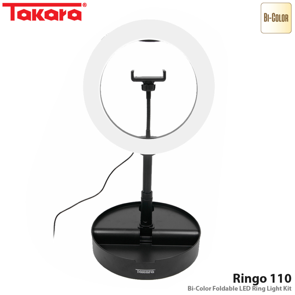 Takara Ringo 110 Bi-Color Foldable LED Ring Light Kit