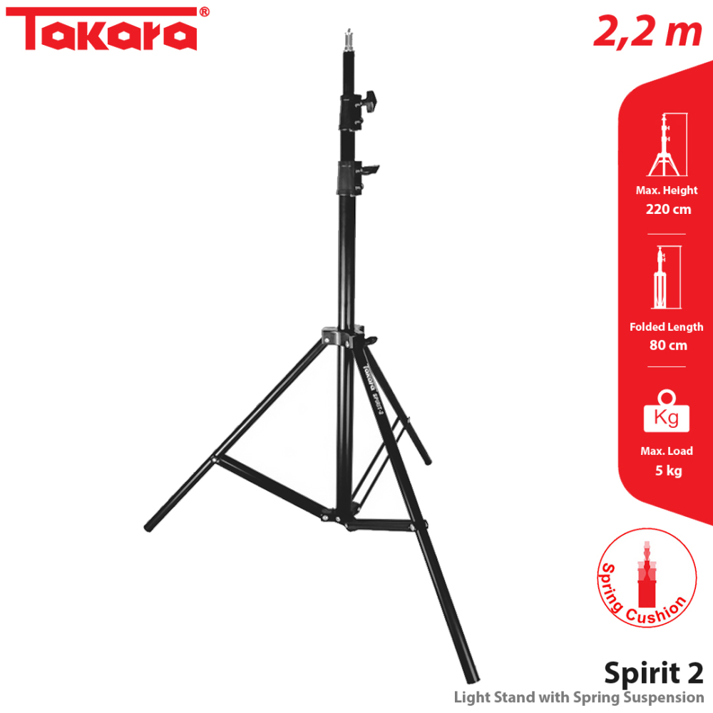 Takara Spirit 2 Light Stand with Spring Suspension