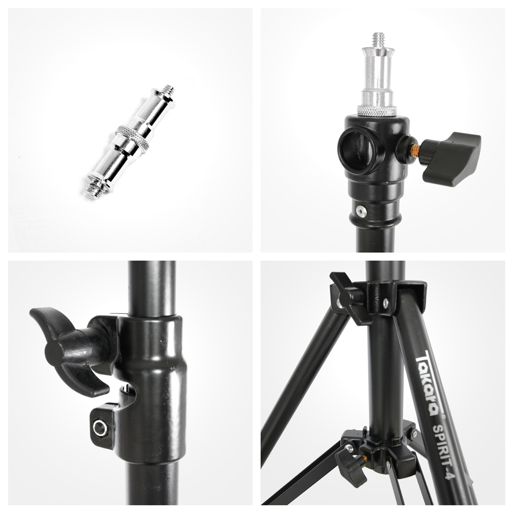 Takara Spirit 4 Heavy Duty Lightstand Tripod - Image 5