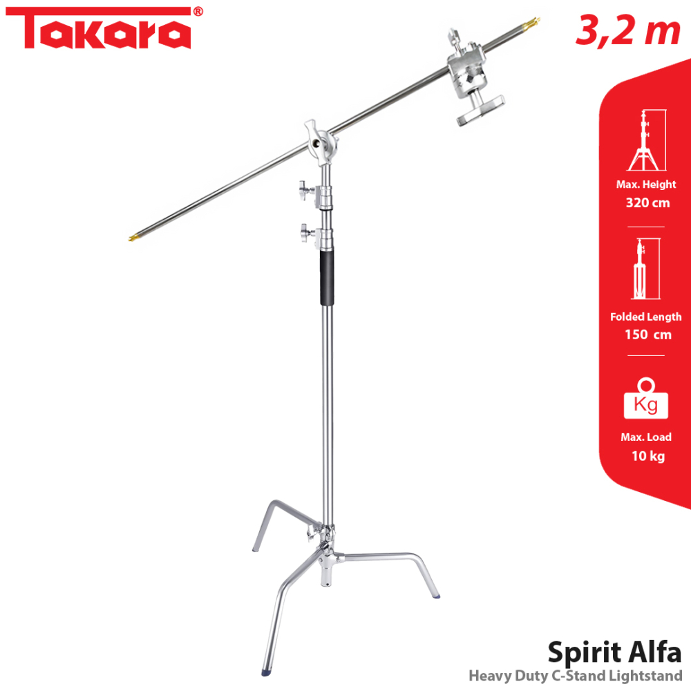 Takara Spirit Alfa Heavy Duty C-Stand Lightstand