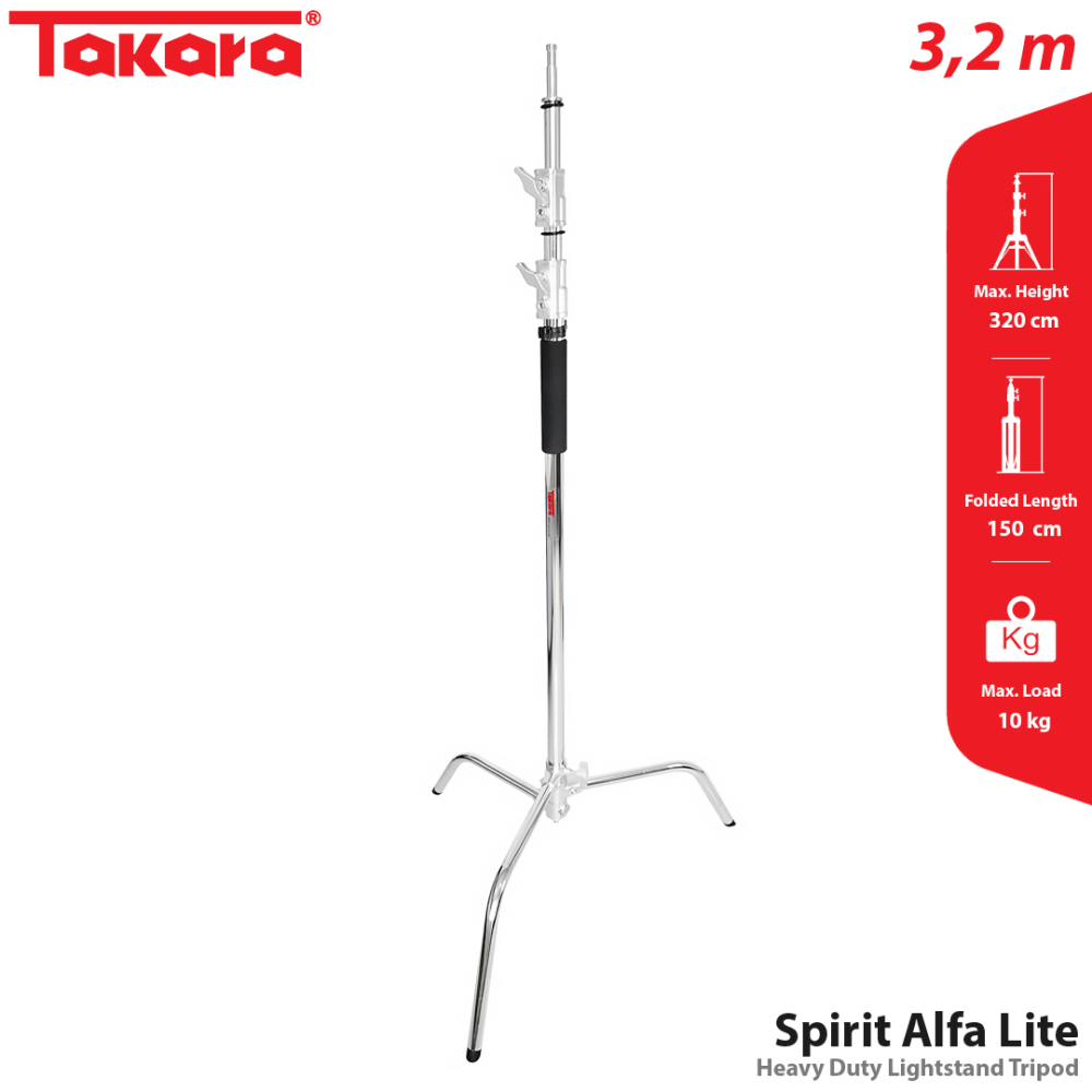 Takara Spirit Alfa Lite Heavy Duty Lightstand Tripod