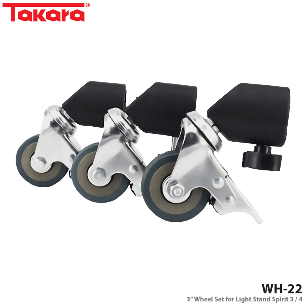 Takara WH-22 3” Wheel Set for Light Stand Spirit 3 / 4