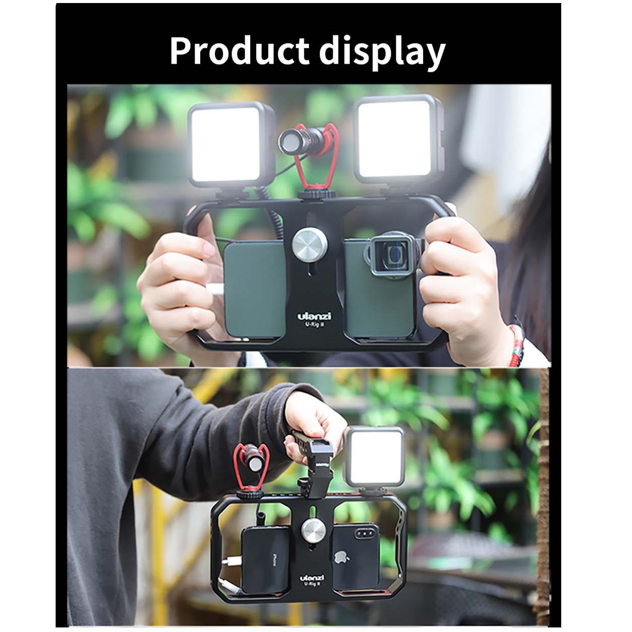 Ulanzi U-Rig II Metal Smartphone Phone Video Rig Stabilizer Grip Cage - Image 9