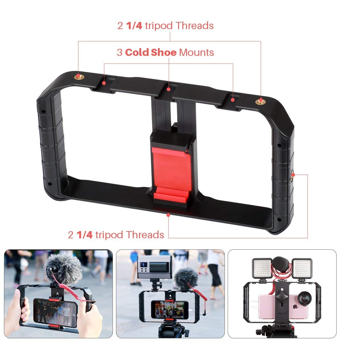 Ulanzi U-Rig Pro Smartphone Phone Video Rig Stabilizer Grip - Image 3