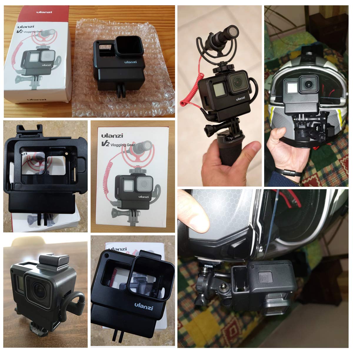 Ulanzi V2 GoPro Protective Vlog Cage Housing Case with Cold Shoe Mount - Image 4