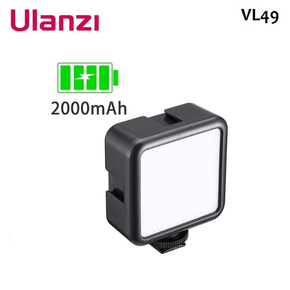 Ulanzi VL49 Lampu LED Mini Video Light for Camera Smartphone