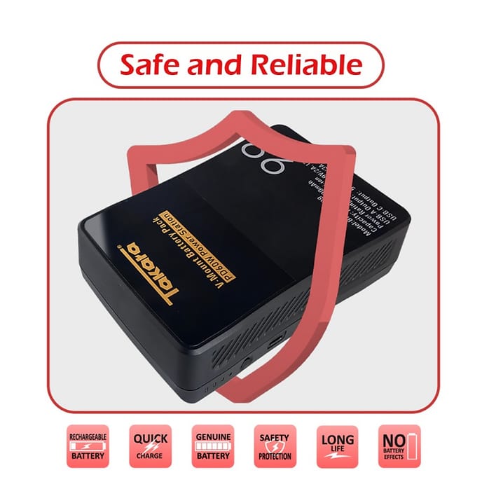 Takara BP-99/95 V-Mount Battery with USB Type-C - Image 4