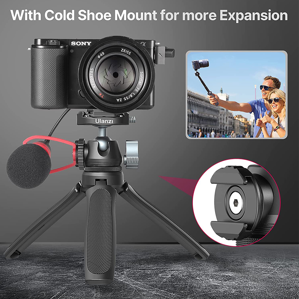 Ulanzi MT-46 Metal Vlog Mini Tripod with F38 Falcam Quick Release Base - Image 12