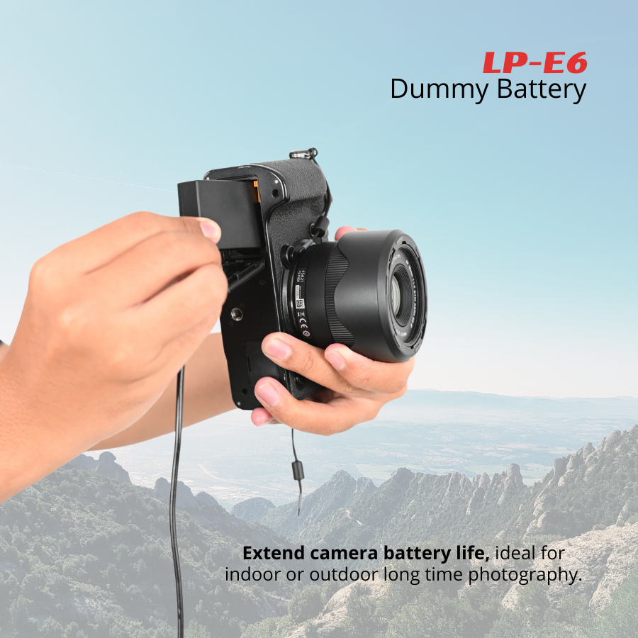 Takara Dummy Battery USB Type-C for CANON LP-E6 - Image 6