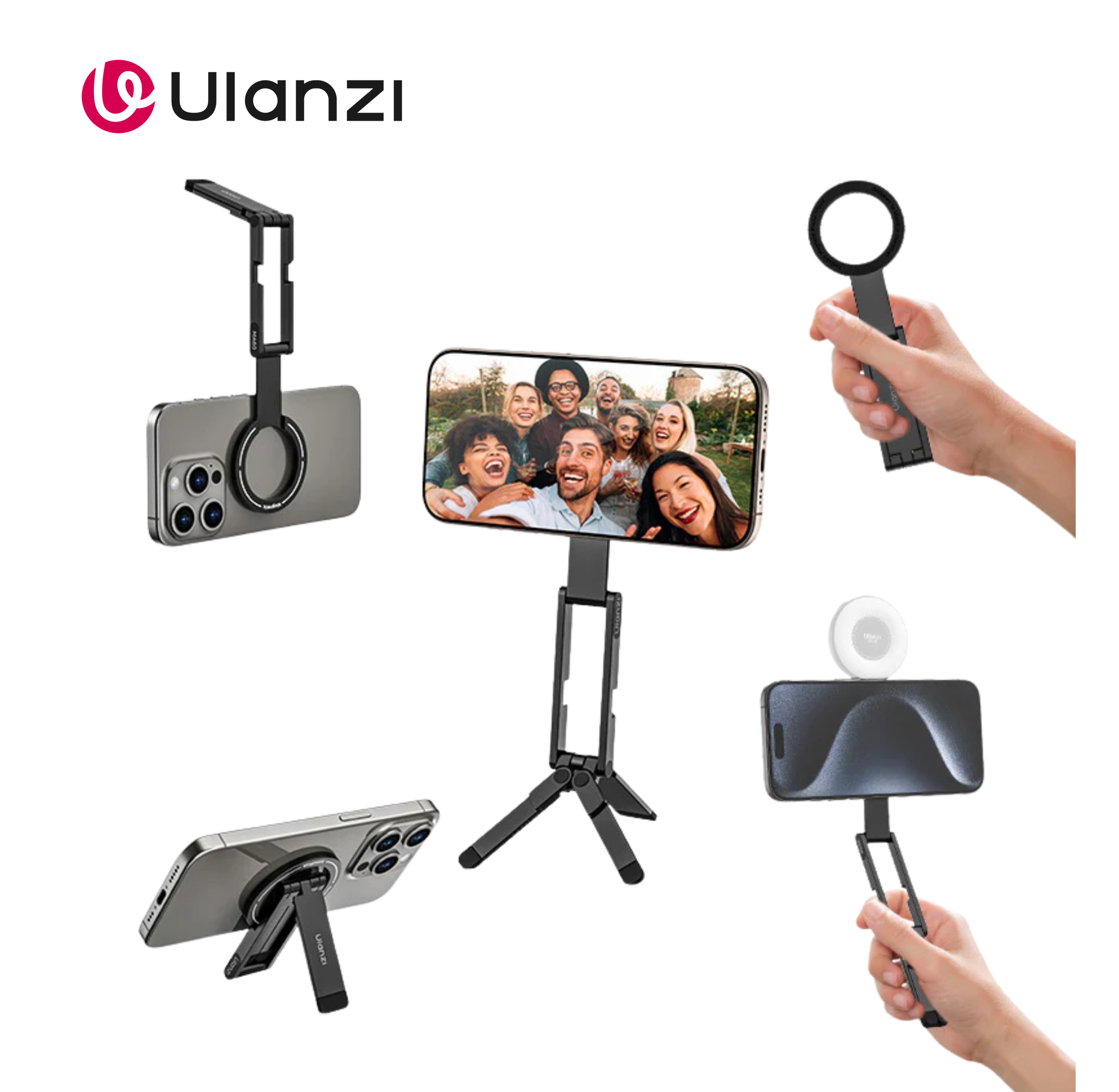 Ulanzi MA60 Foldable Magnetic Phone Tripod
