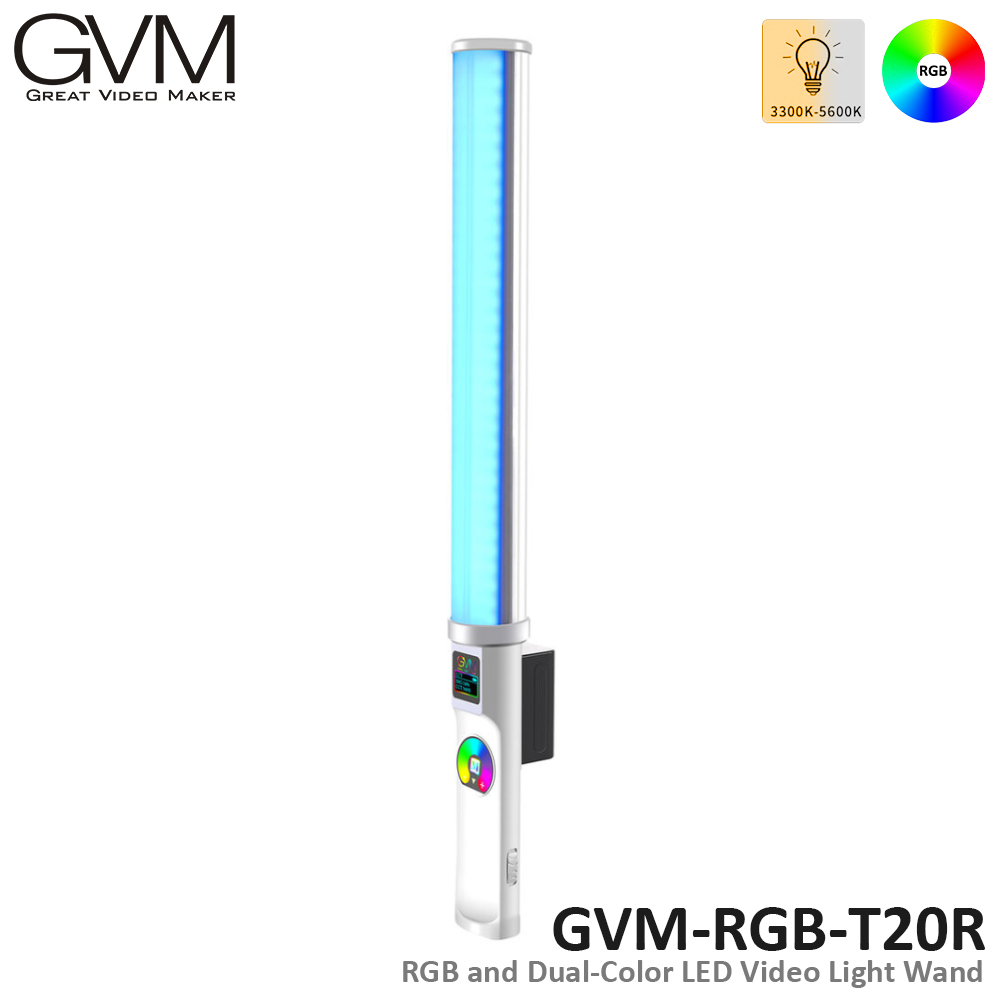 GVM-T20R 20W RGB & Bi-Color Wand Light Led Stick