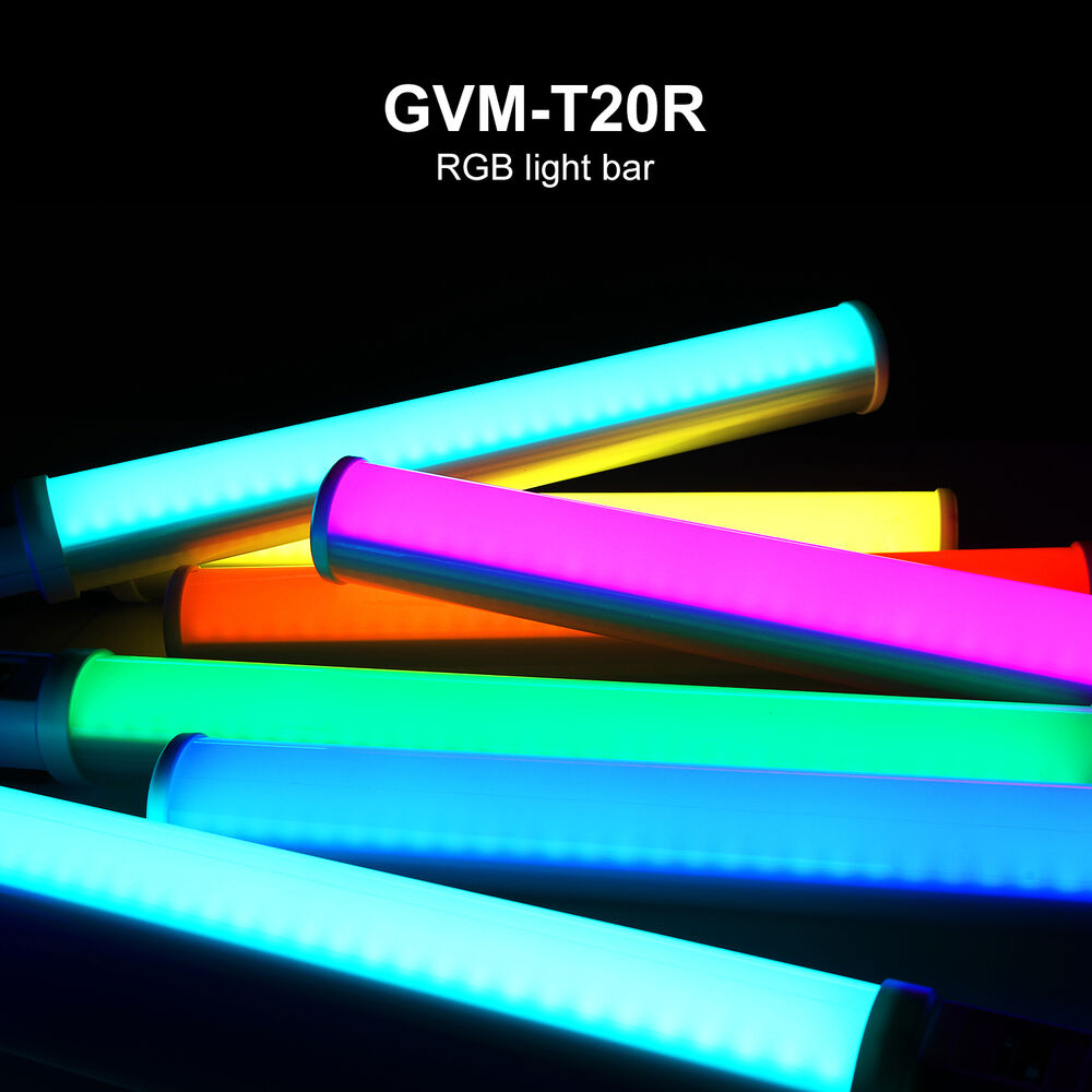 GVM-T20R 20W RGB & Bi-Color Wand Light Led Stick - Image 11
