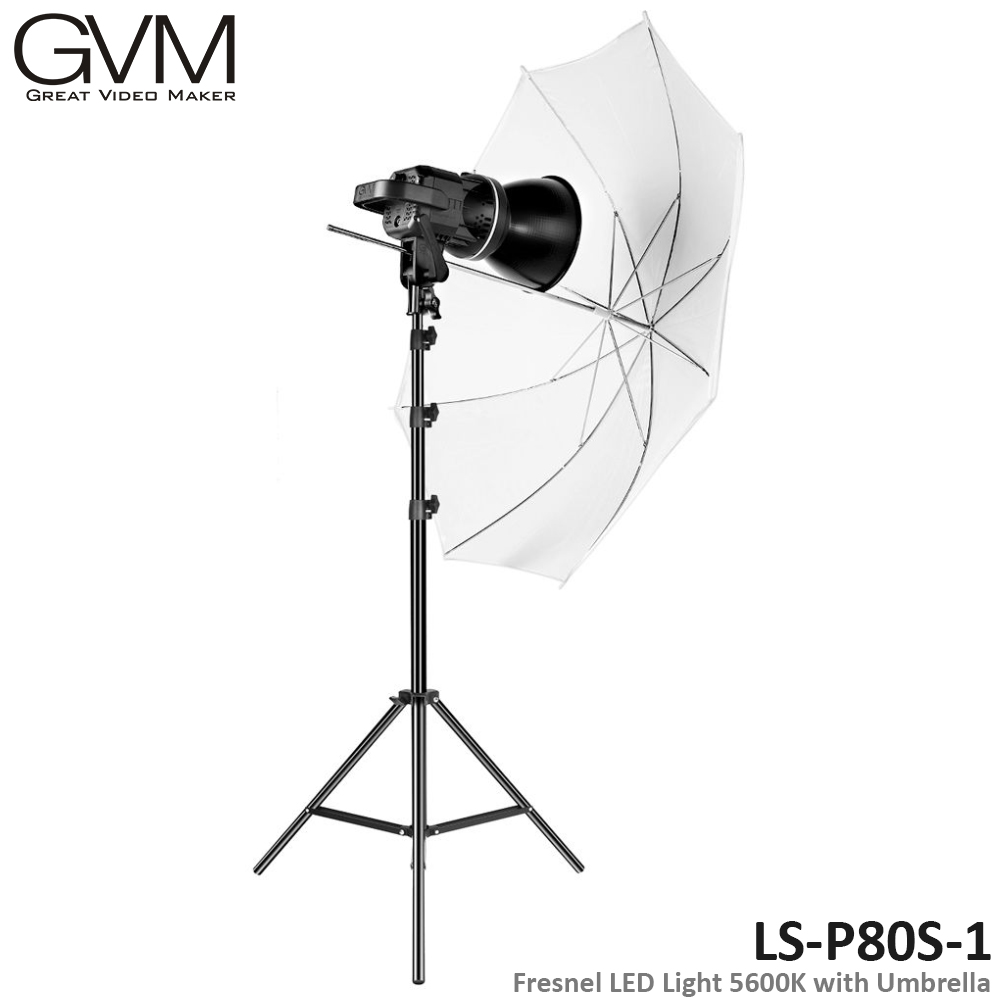 GVM LS-P80S-1 LED Light Kit with Umbrella