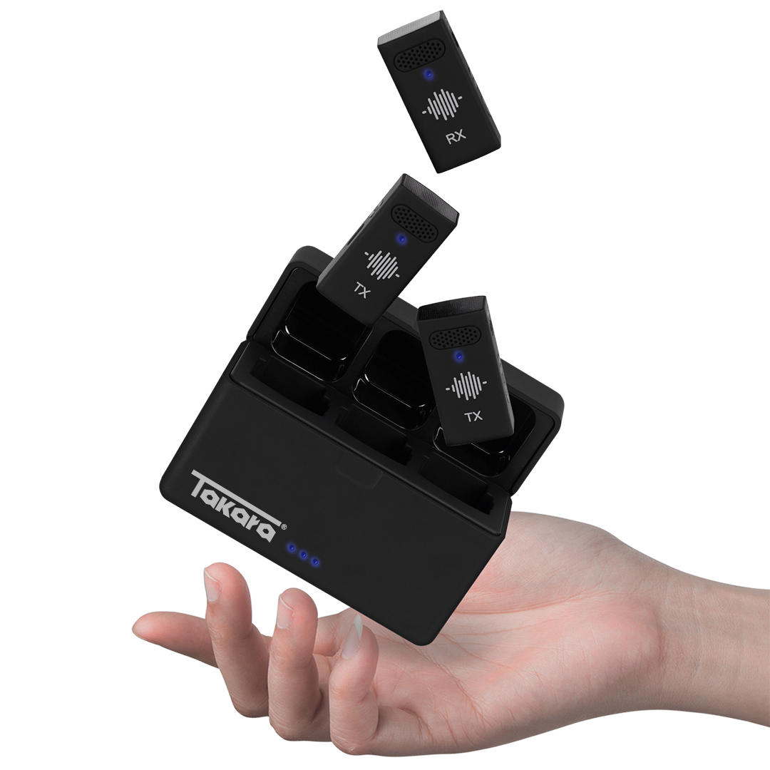 Takara INTRO X3 Digital Wireless Mic Microphone with Charging Case - Image 10