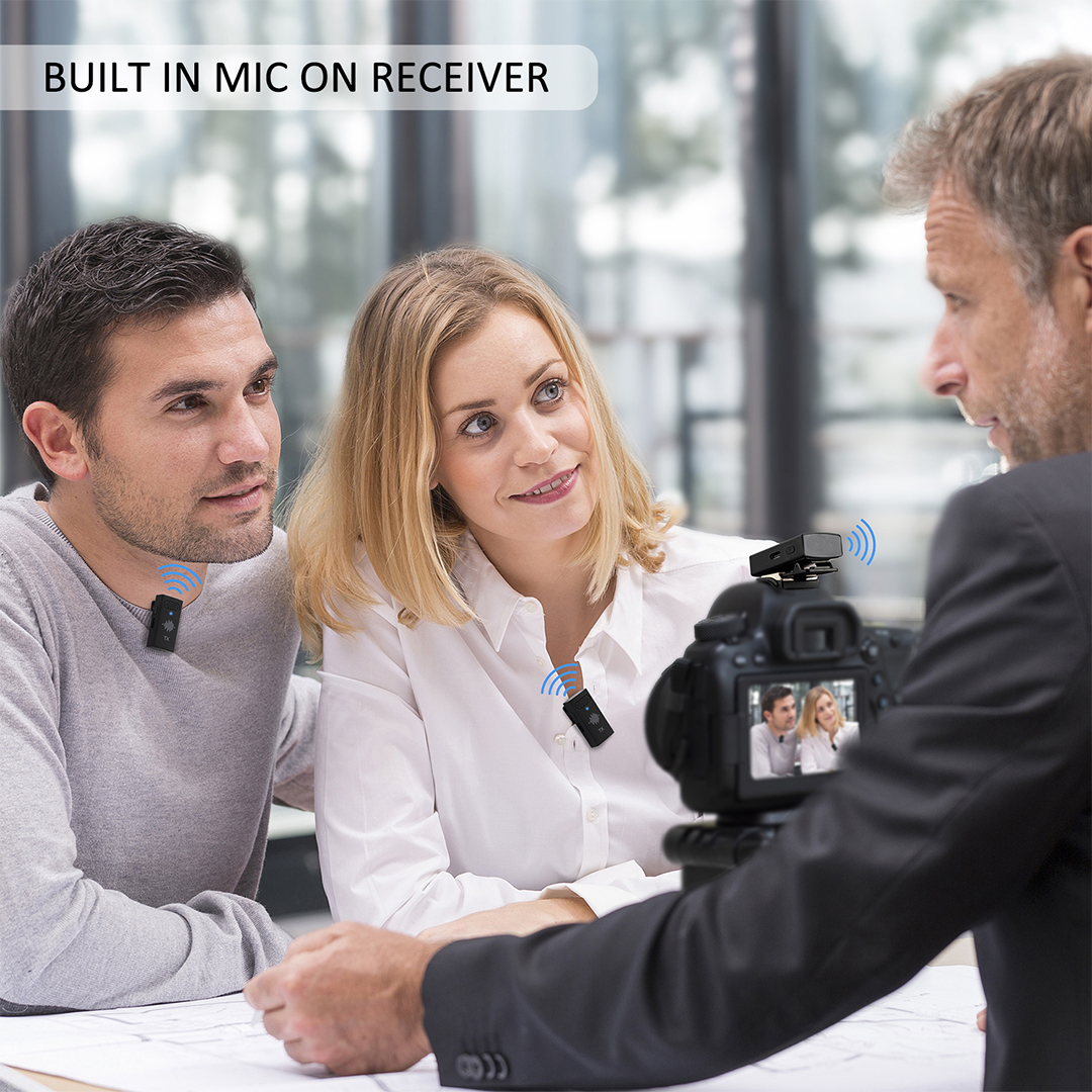 Takara INTRO X3 Digital Wireless Mic Microphone with Charging Case - Image 3