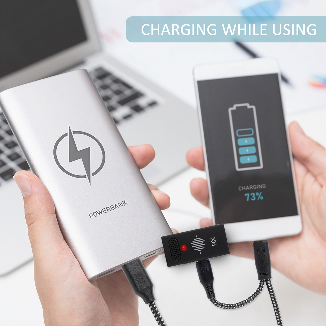 Takara INTRO X3 Digital Wireless Mic Microphone with Charging Case - Image 4