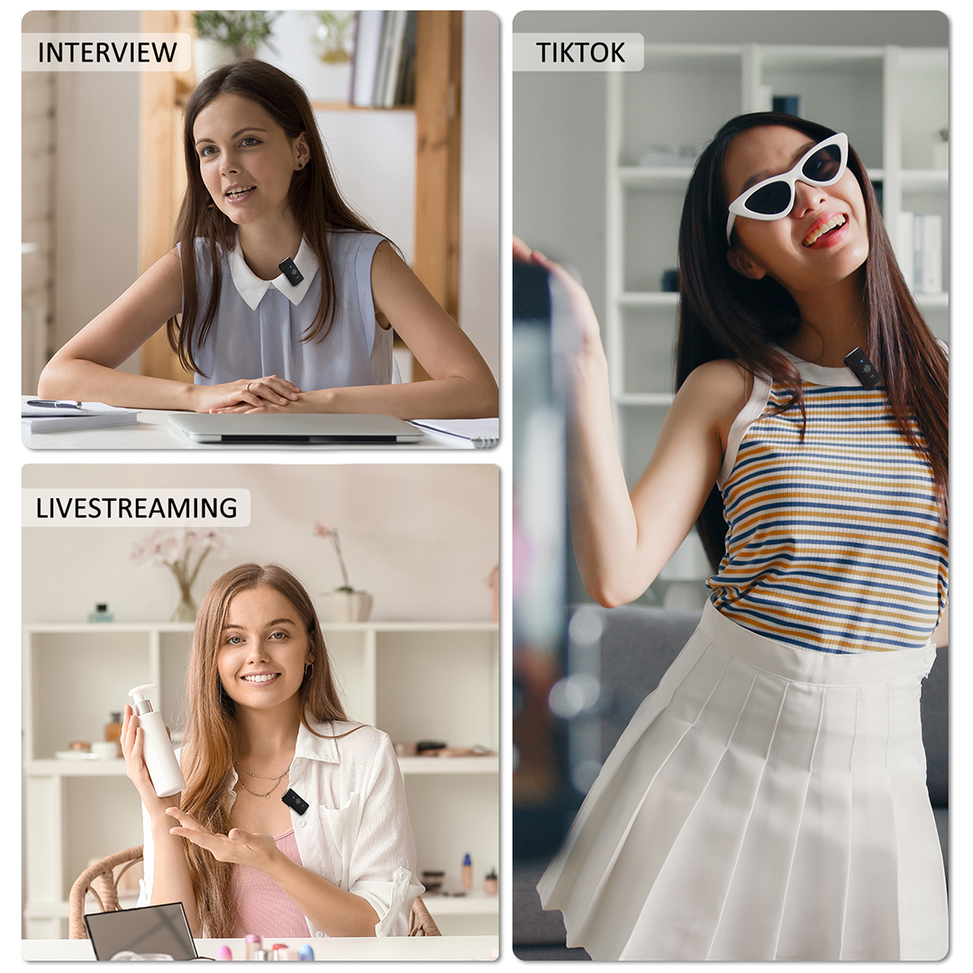 Takara INTRO X3 Digital Wireless Mic Microphone with Charging Case - Image 5