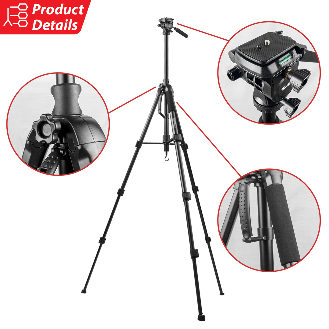 TMB-30 Overhead Flatlay Tripod Monopod with Fluid Video Head - Image 2