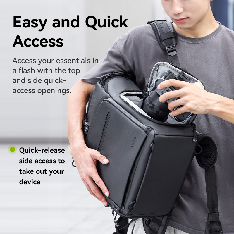 Ulanzi BT01 Travel Pack Tas Kamera 25L Backpack Camera - Image 5