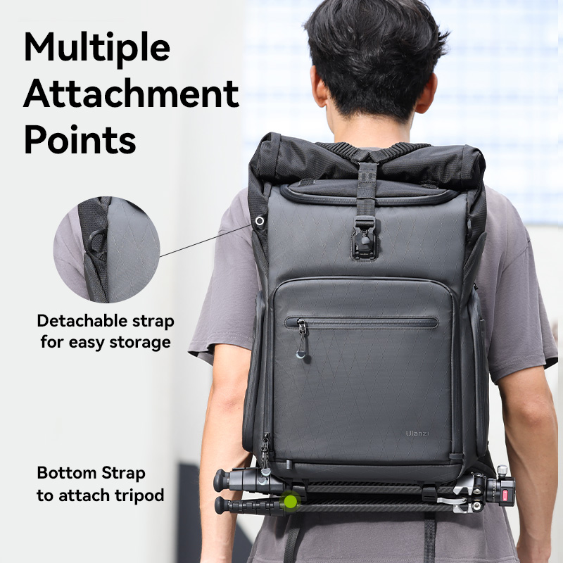 Ulanzi BT01 Travel Pack Tas Kamera 25L Backpack Camera - Image 3