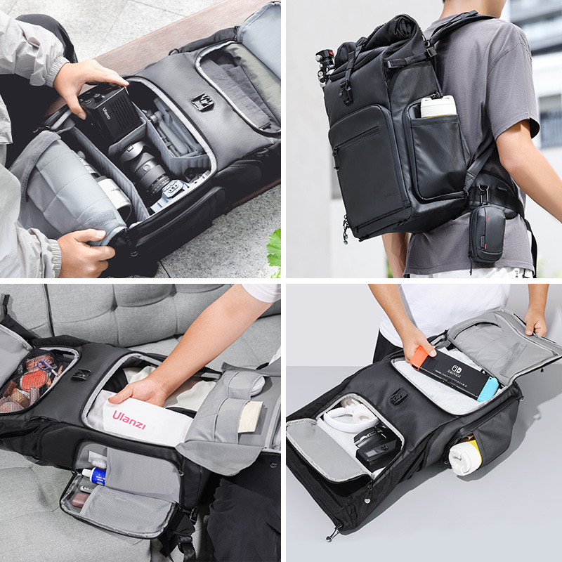 Ulanzi BT01 Travel Pack Tas Kamera 25L Backpack Camera - Image 2