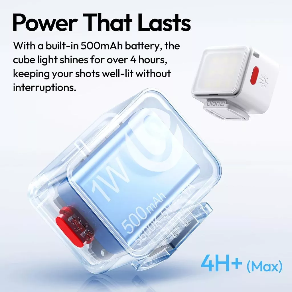 Ulanzi DG01 Cube Light LED Video Light with Professional Soft Light Diffuser - Image 3