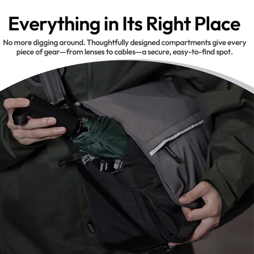 Ulanzi TE88 15L Waterproof Camera Messenger Shoulder Bag/ Sling Bag - Image 4