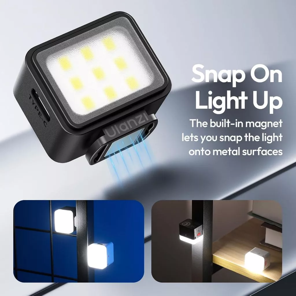 Ulanzi DG01 Cube Light LED Video Light with Professional Soft Light Diffuser - Image 4