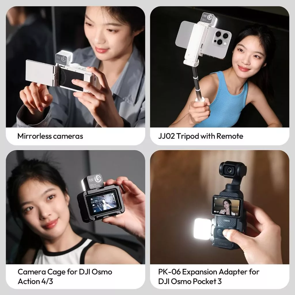 Ulanzi DG01 Cube Light LED Video Light with Professional Soft Light Diffuser - Image 5
