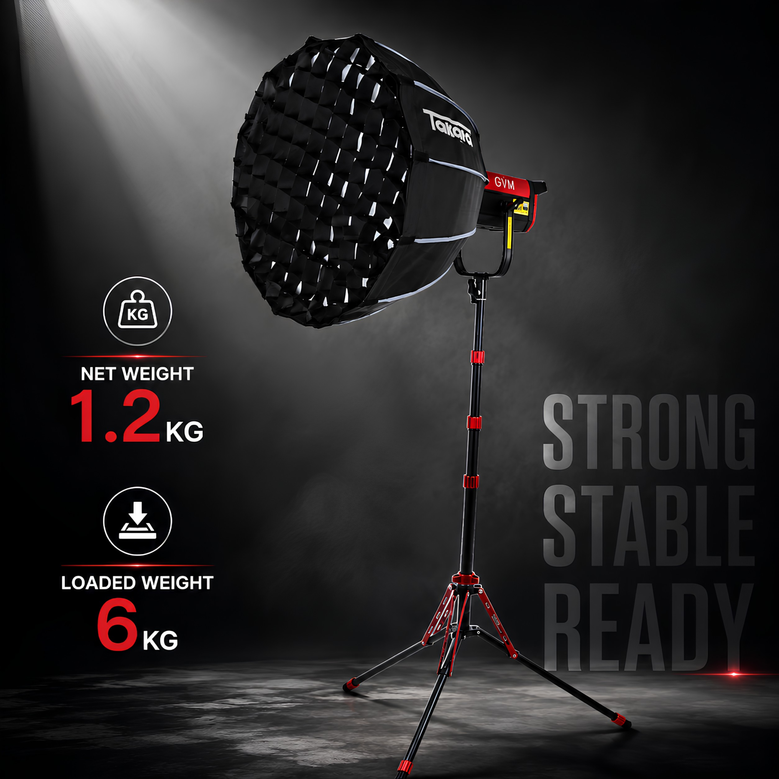 Takara Flipper 260 Travel Light Stand Aluminum Portable & Multi-Section (Copy) - Image 4