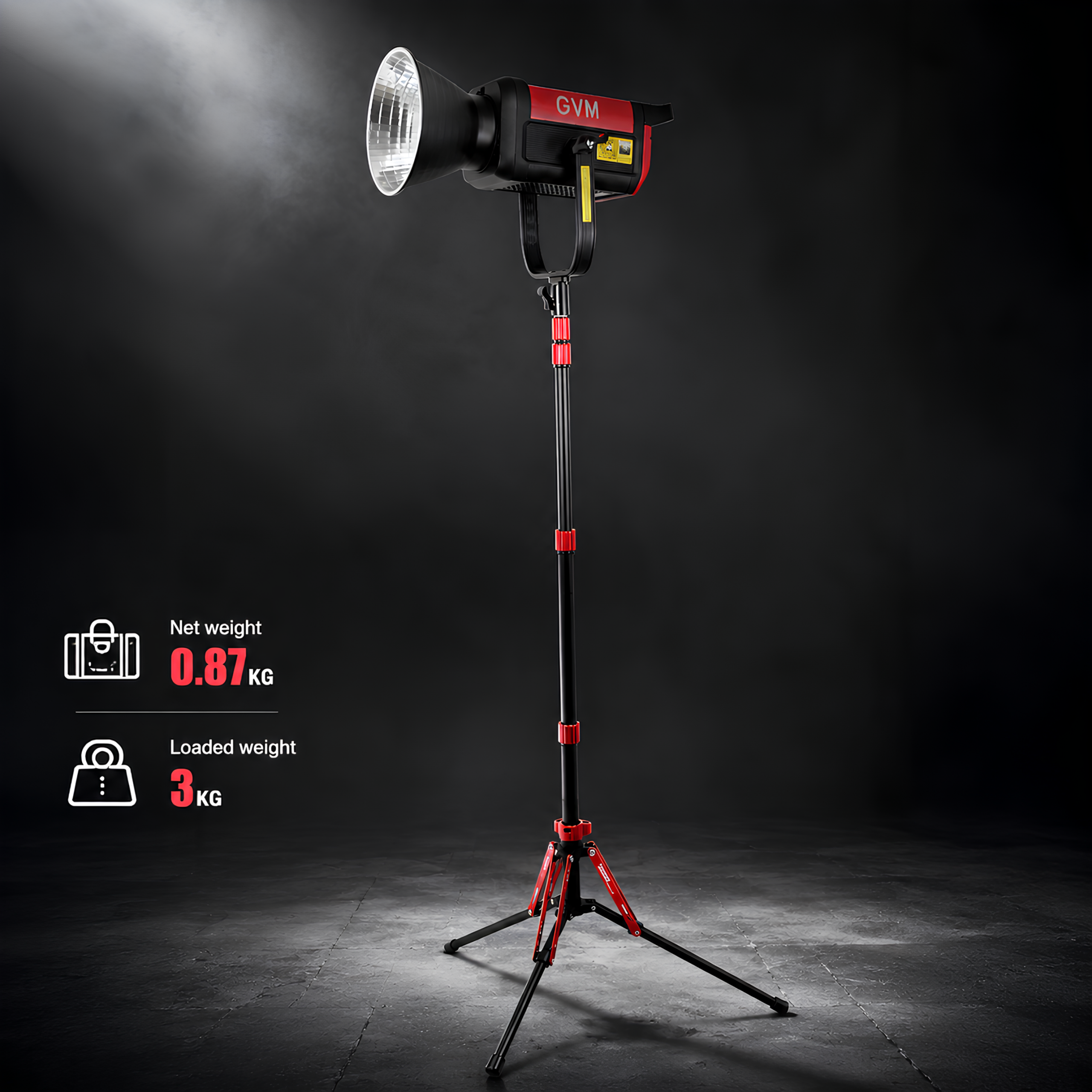Takara Flipper 220 Travel Light Stand Aluminum Portable & Multi-Section - Image 5