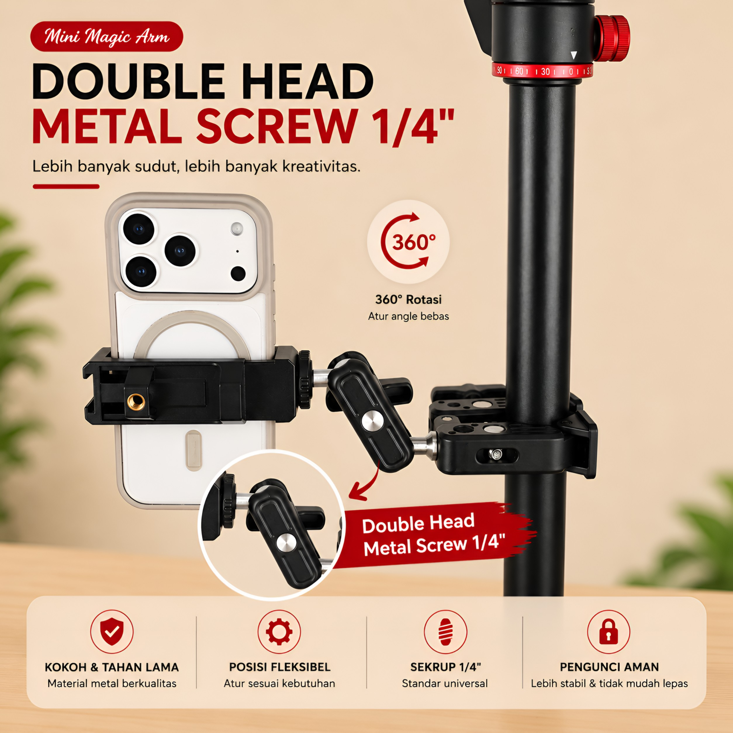 Takara MMA-03 Mini Magic Arm with Double Ball Head - Image 4